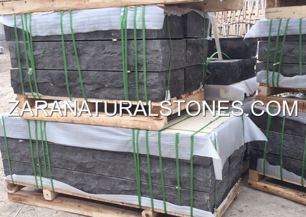 Antique Black Natural Stone Steps