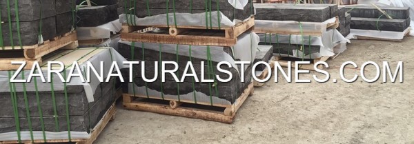 Antique Black Natural Stone Steps
