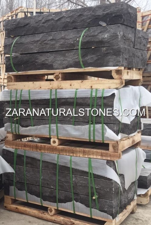 Antique Black Natural Stone Steps