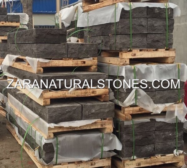 Antique Black Natural Stone Steps