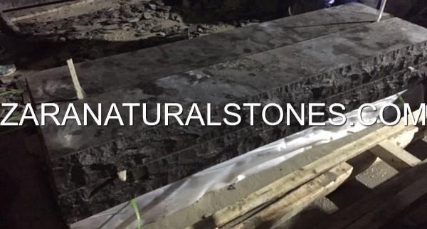 Antique Black Natural Stone Steps