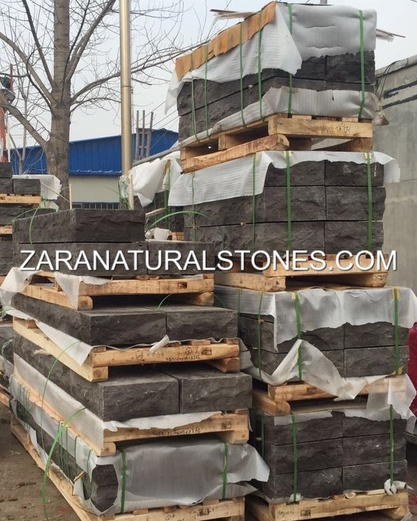 Antique Black Natural Stone Steps