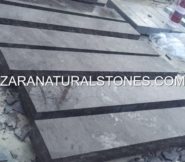 Antique Black Natural Stone Steps
