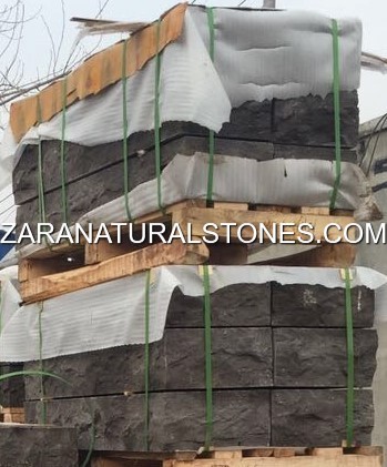Antique Black Natural Stone Steps