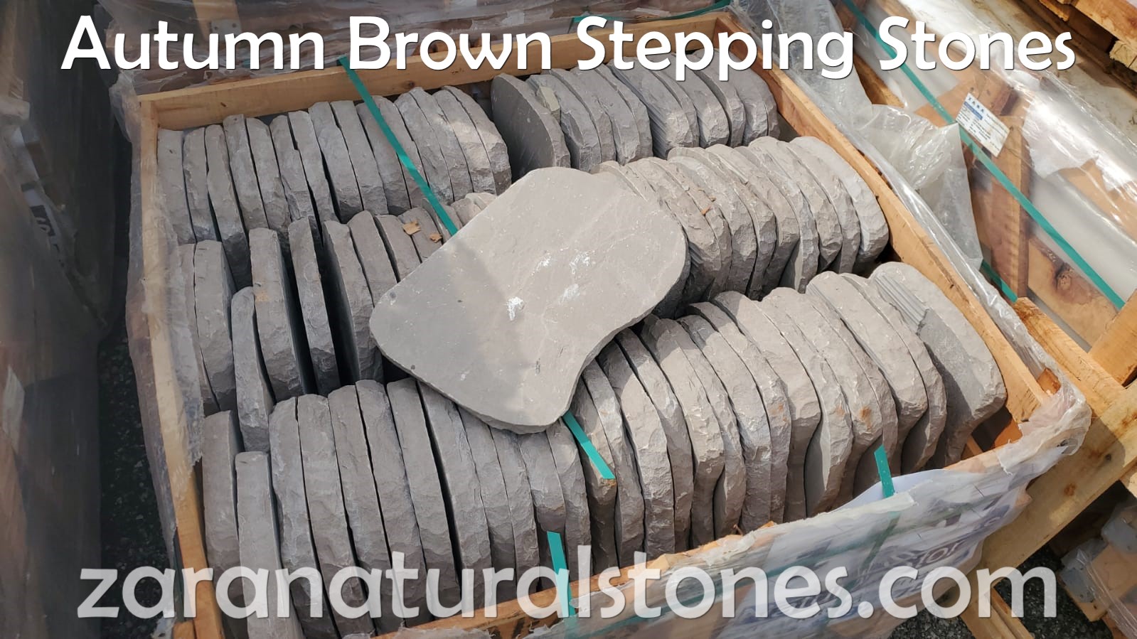 Autumn Brown Stepping Stones