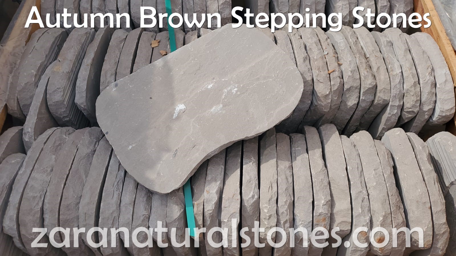 Autumn Brown Stepping Stones