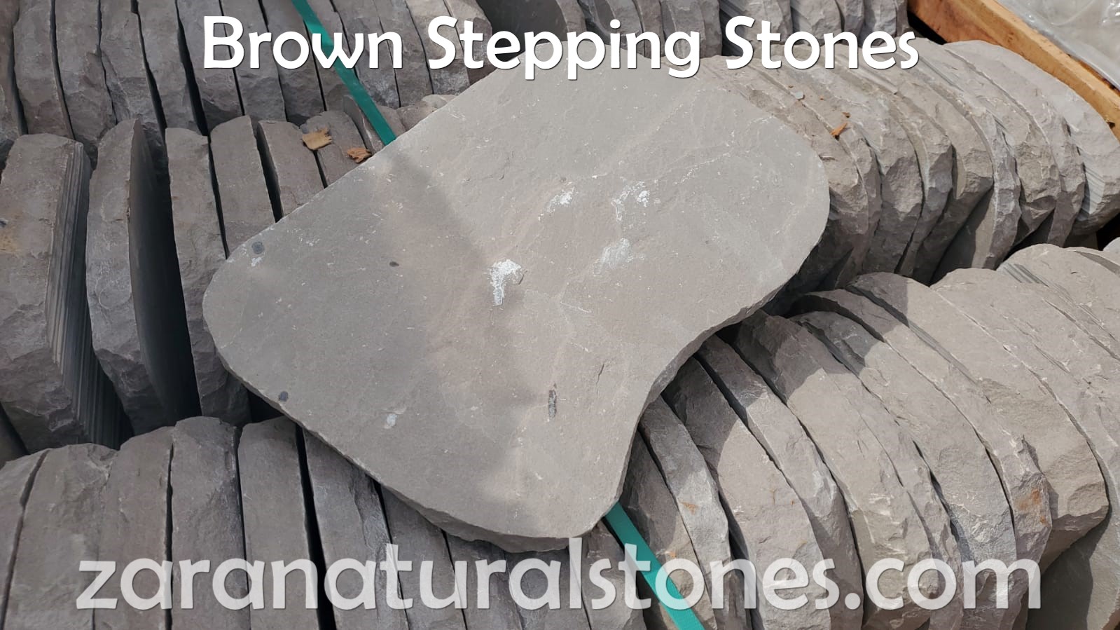 Dark Brown Stepping Stones