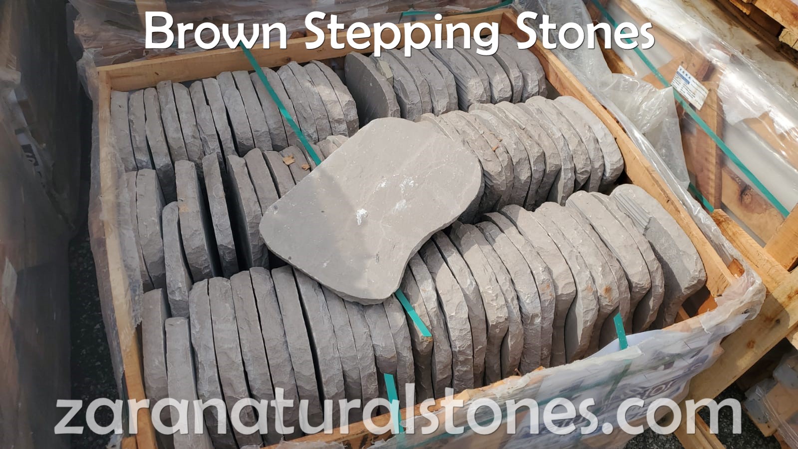 Dark Brown Stepping Stones