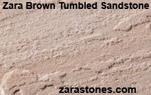 Brown Tumbled Outdoor Tiles