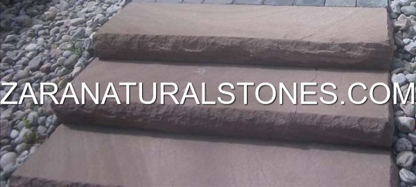Brown Wave Natural Stone Steps