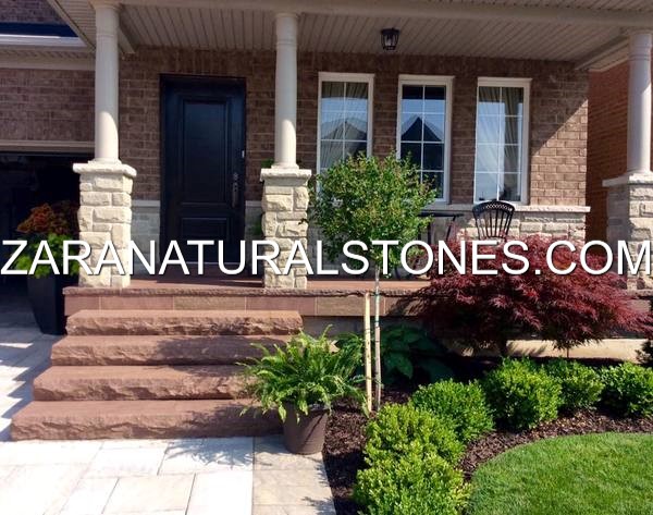 Brown Wave Natural Stone Steps