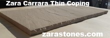 Carrara Thin Pool Coping