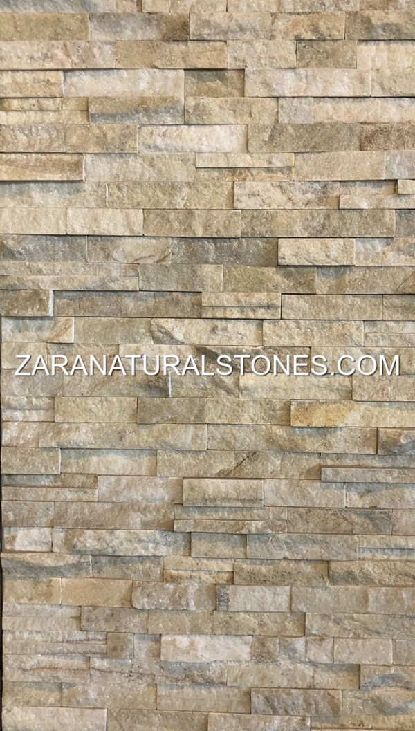 Creamy Crystal Decorative Wall Stone Veneers