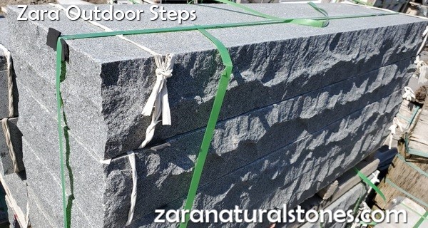Fine Grey Granite Steps