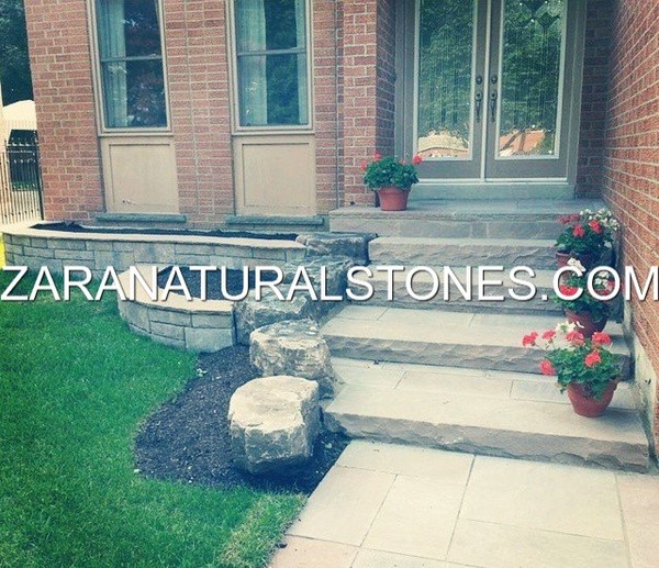 Grey Natural Stone Steps
