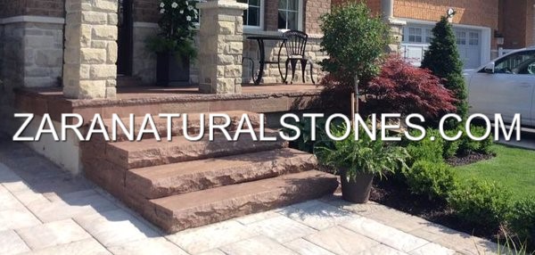 Brown Wave Patio Stones
