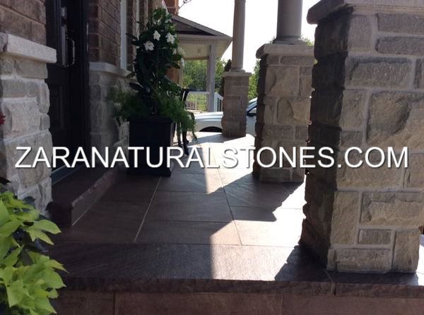 Brown Wave Patio Stones