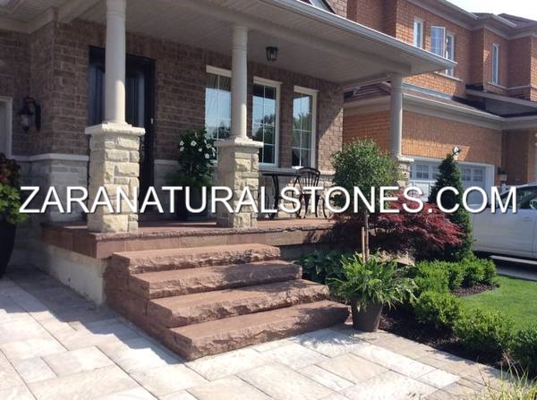 Brown Wave Patio Stones