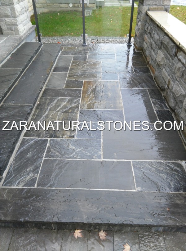 Imperial Black Flagstone Pavers