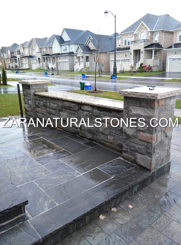 Imperial Black Flagstone Pavers
