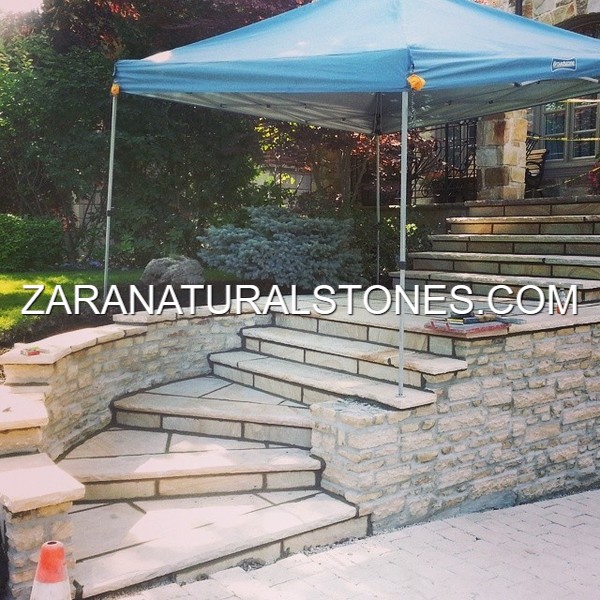 White Flagstone Pavers