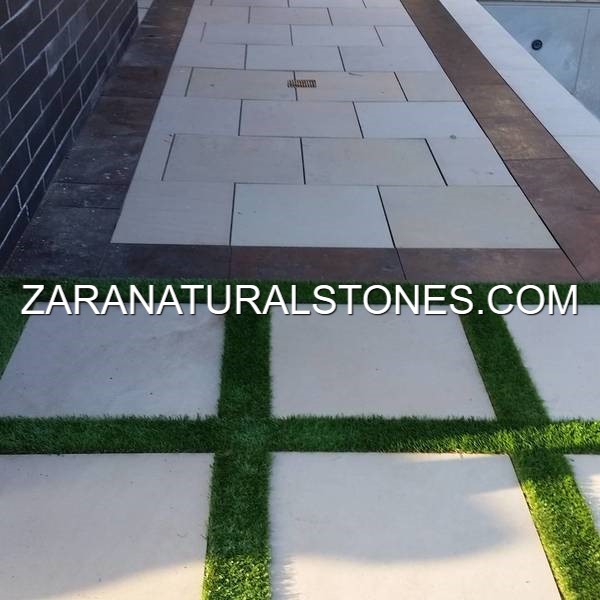 White Flagstone Pavers