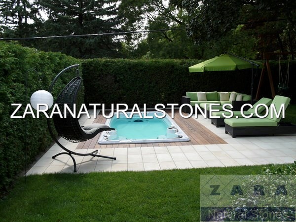 White Flagstone Pavers