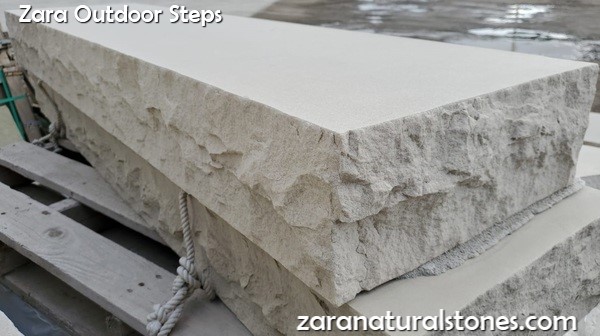 Off White Stone Steps