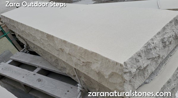 Off White Stone Steps