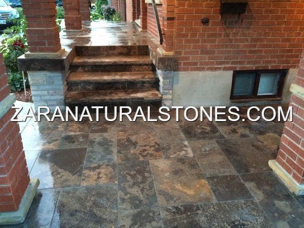 Algonquin Brown Flagstone Pavers