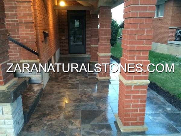Algonquin Brown Flagstone Pavers