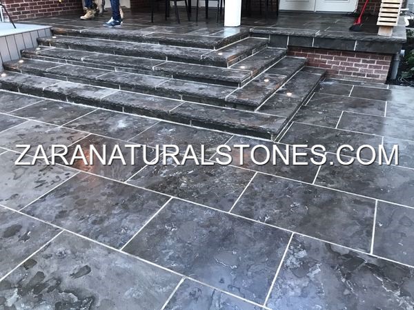 Antique Black Flagstone Pavers