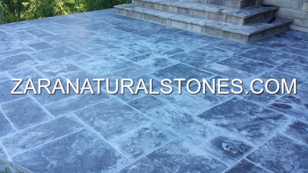 Antique Black Flagstone Pavers