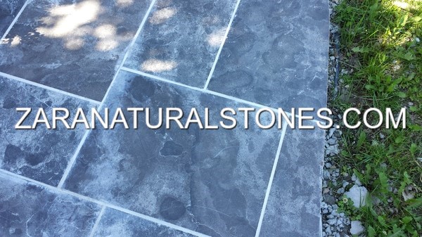 Antique Black Flagstone Pavers