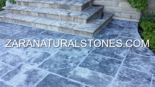 Antique Black Flagstone Pavers