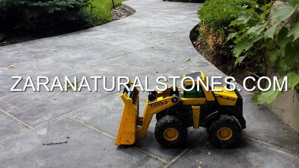 Antique Black Flagstone Pavers