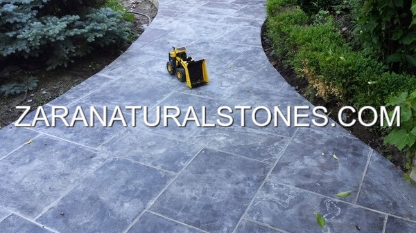 Antique Black Flagstone Pavers