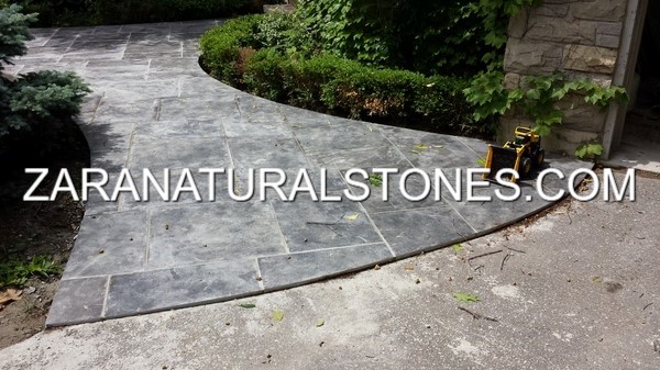 Antique Black Flagstone Pavers