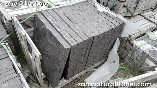 Antique Black Pier Cap with Drilled Hole