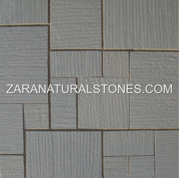 Ash Grey Flamed Flagstone Pavers