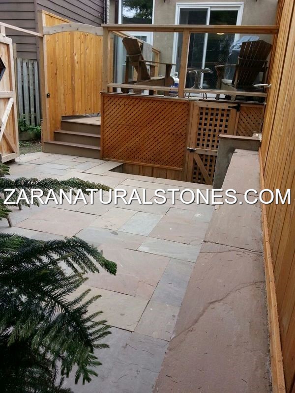 Autumn Brown Flagstone Pavers