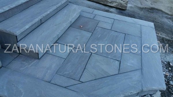 Blue Ice Flagstone Pavers