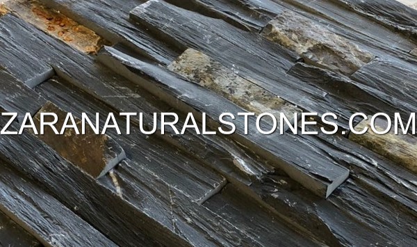 Charcoal Rust Fireplace Stone Veneers