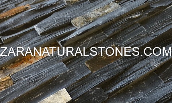 Charcoal Rust Fireplace Stone Veneers