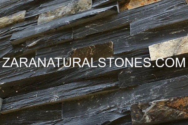 Charcoal Rust Fireplace Stone Veneers
