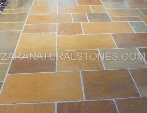 Golden Yellow Flagstone Pavers