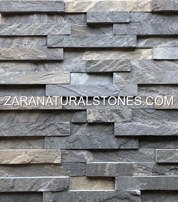 Imperial Black Fireplace Stone Veneers