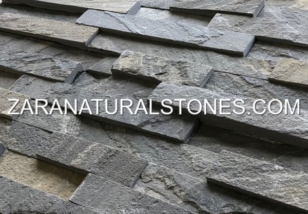 Imperial Black Fireplace Stone Veneers