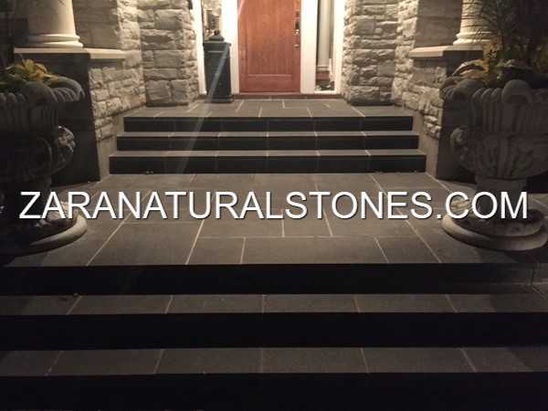 Jet Black Flagstone Pavers