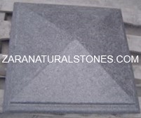 Jet Black Pyramid Pier Cap